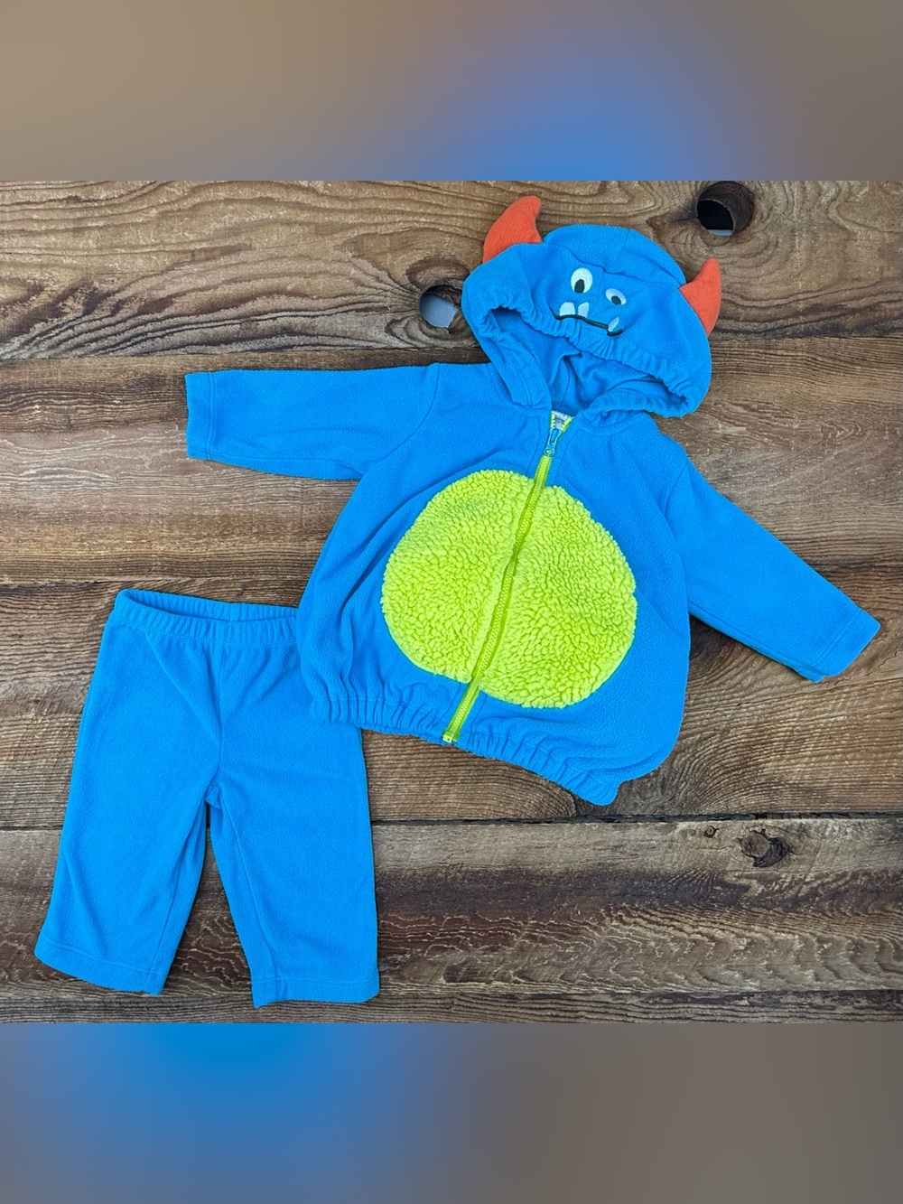 Carter's Bright Turquoise Fleece Baby Pants